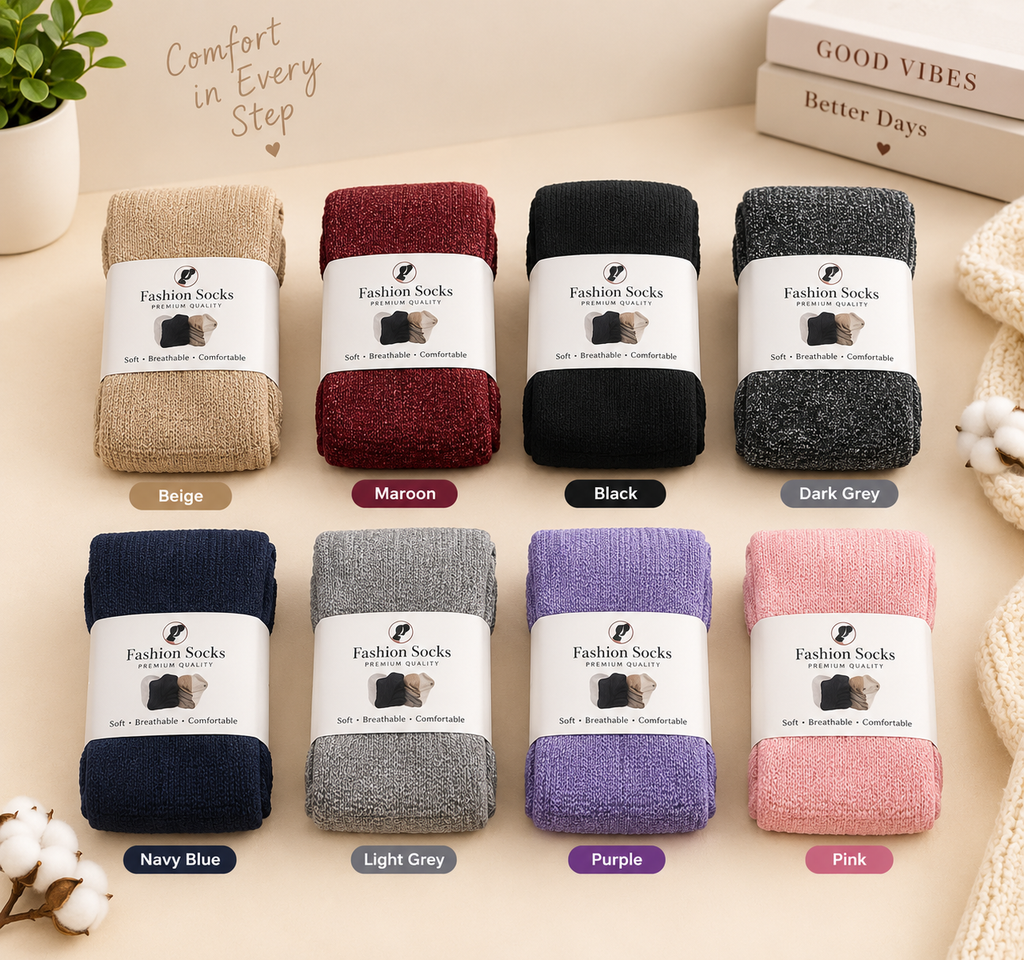 Soft & Cozy Fashion Socks ( Pack of 20 )