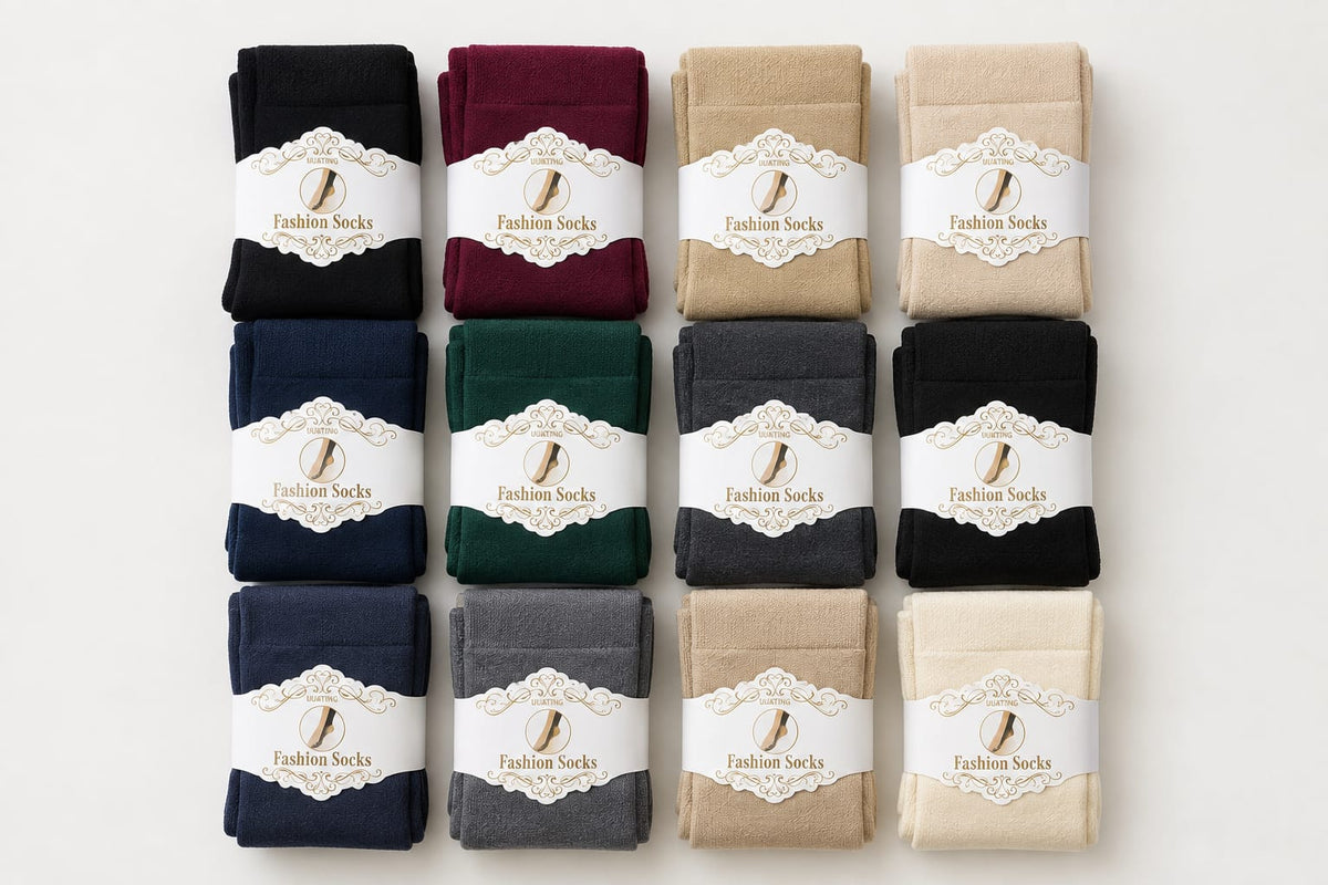 Women's Classic Solid Color Socks ( Pack of 20 )