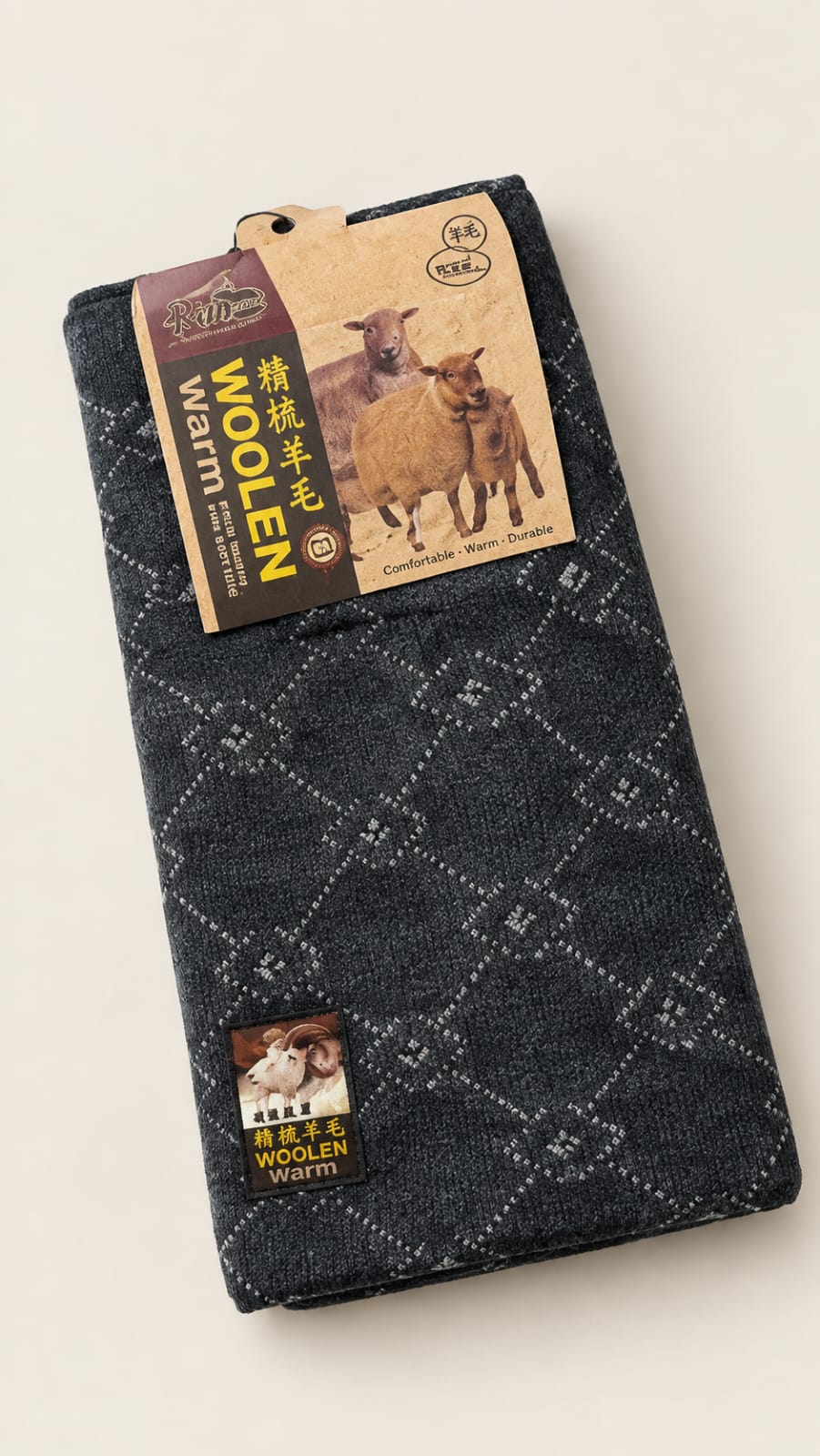 Woolen Warm Men’s Socks (Pack of 12 )