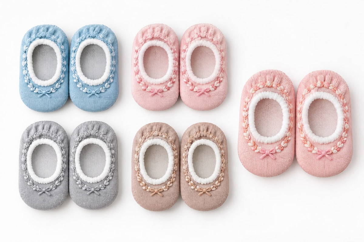 Baby Soft Bootie Socks (Pack of 12)