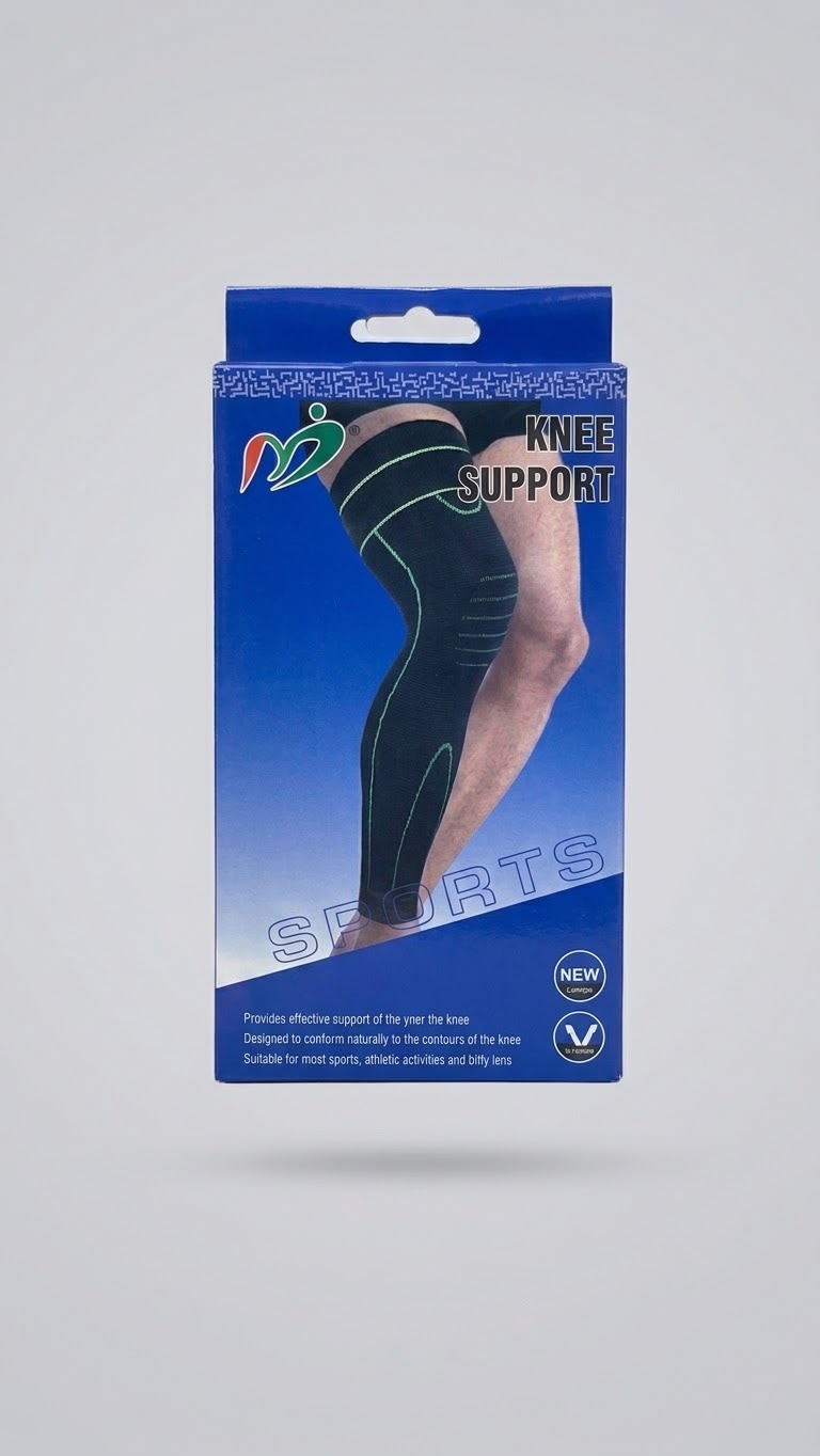 Elastic Compression Sports Knee Support Sleeve (Pack of 12)