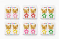 Colorful Butterfly & Star Drop Earrings (Pack of 12)