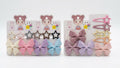 Girls' Glitter Butterfly & Star Hair Clip Set (12)