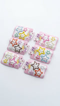 Girls' Pastel Star Hair Clip Set (12)