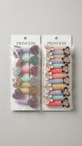 Pastel Spiral Hair Ties Set (12)