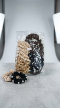 Satin Pearl Scrunchie Set (12)