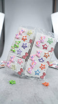 Kids' Butterfly & Star Hair Clip Sets (12)