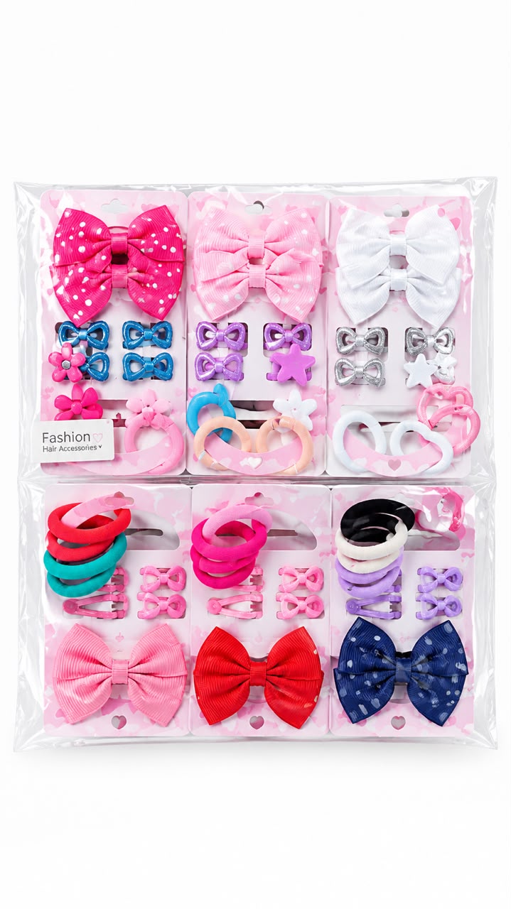 Girls Hair Accessories Set (12)