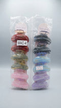 Assorted Marble-Pattern Hair Claw Clips Set (12-Pack)
