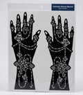Beaded Floral Chain Henna Stencil Sticker Set
