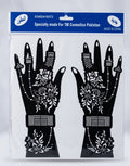 Double Hand Henna Mehndi Stencil Sticker Set –