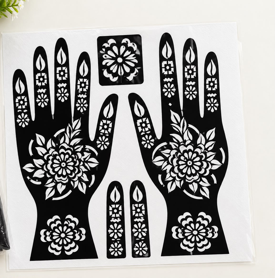 Full Hand Mehndi Stencil