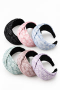 Floral Knotted Headband - 12 pcs