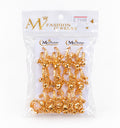 Elegant Gold-Tone Fashion Jewelry Set of 6 pairs