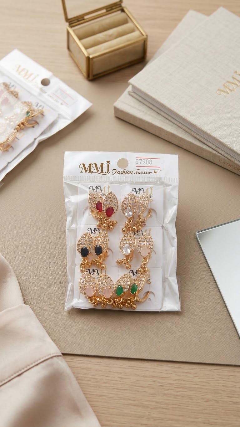 Elegant Gold-Tone Fashion Jewelry Set
