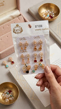 Elegant Gold-Tone Fashion Jewelry Set of 6