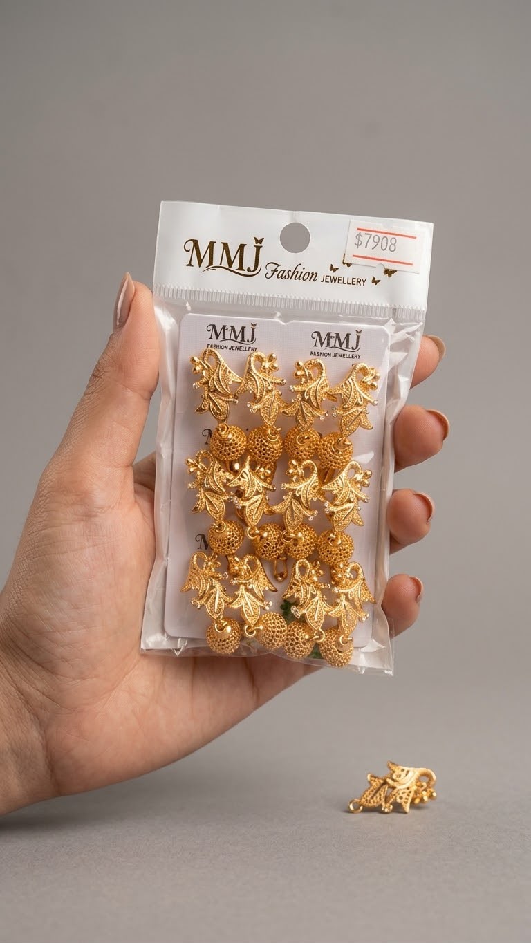 Elegant Gold-Tone Fashion Jewelry Set