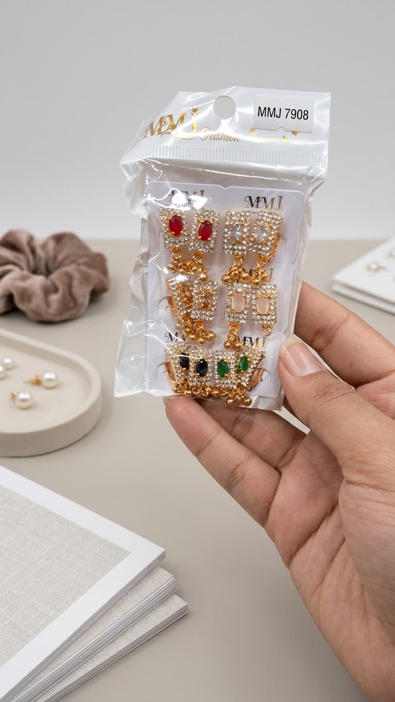 Elegant Gold-Tone Fashion Jewelry Set