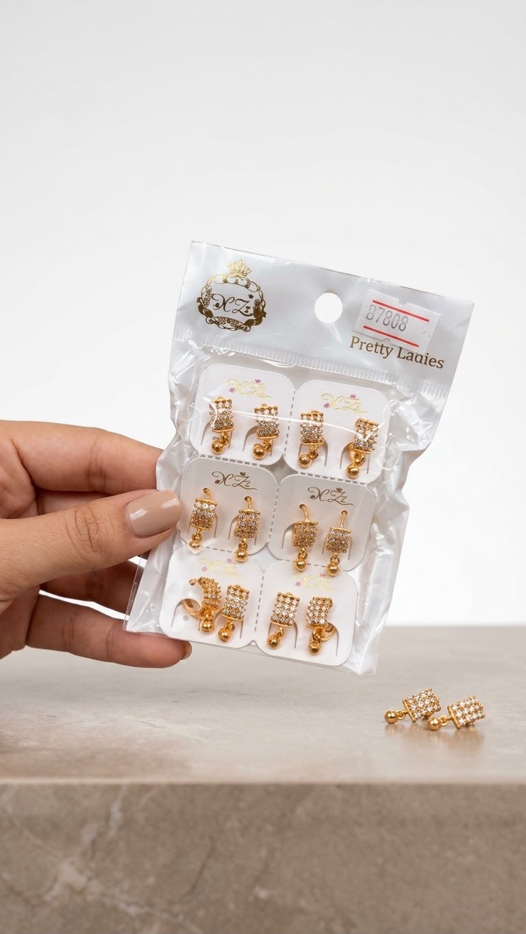 Elegant Gold-Tone Fashion Jewelry Set
