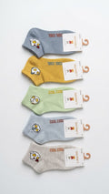 Soft Cotton Ankle Socks (Set of 10)