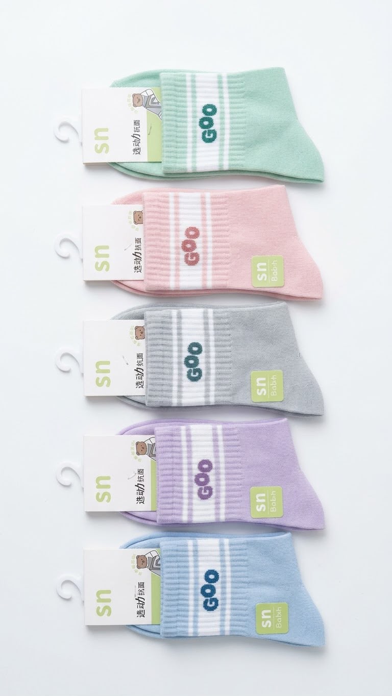 Pastel Crew Socks (Pack of 10)