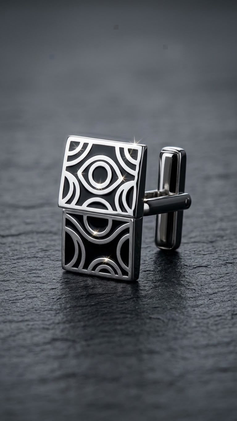 Octagonal Crystal Stud Earrings