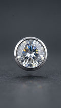 Octagonal Crystal Stud Earrings