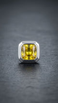 Octagonal Crystal Stud Earrings