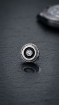 Octagonal Crystal Stud Earrings