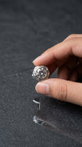 Octagonal Crystal Stud Earrings (12)