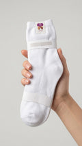 Premium White Cotton Crew Socks (12)