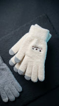 Plush Animal-Face Touchscreen Gloves (Pack of 12)