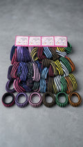 MMJ Premium Multi-Color Elastic Hair Ties Pack of 48