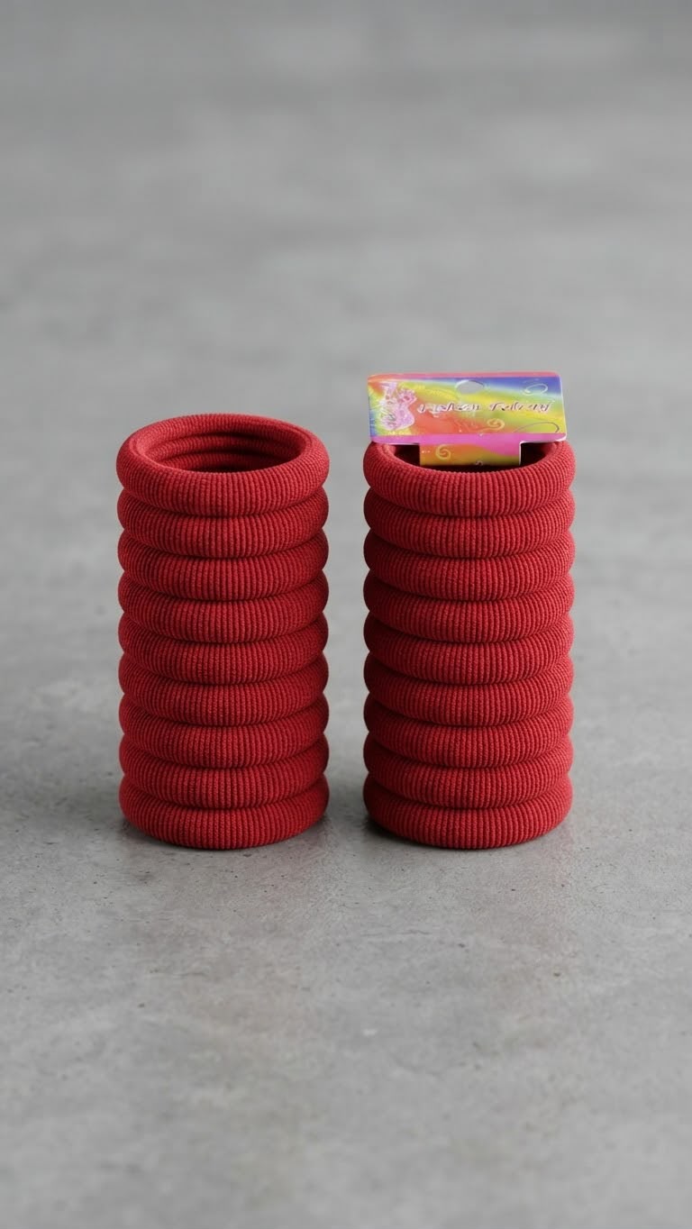 MMJ Premium Multi-Color Elastic Hair Ties Pack of 48