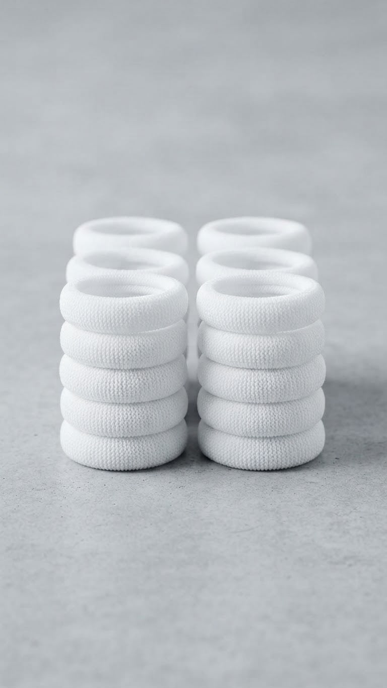 MMJ Premium Multi-Color Elastic Hair Ties Pack of 12