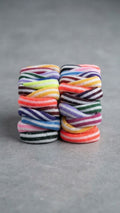 MMJ Premium Multi-Color Elastic Hair Ties Pack of 30