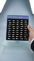Gold-Tone Solitaire Diamond-Accented Ring Set of 50