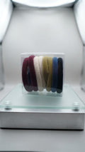Earthy Tone High-Elasticity Seamless Hair Ties (Pack of 20)