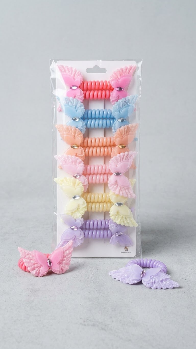 Angel Wing Butterfly Hair Clip Set of 12