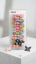 Glitter Butterfly Hair Clip Set of 12