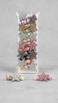 Glitter Star Hair Clip Set of 12