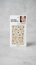 Golden Butterfly 3D Body & Nail Art (Pack of 12)