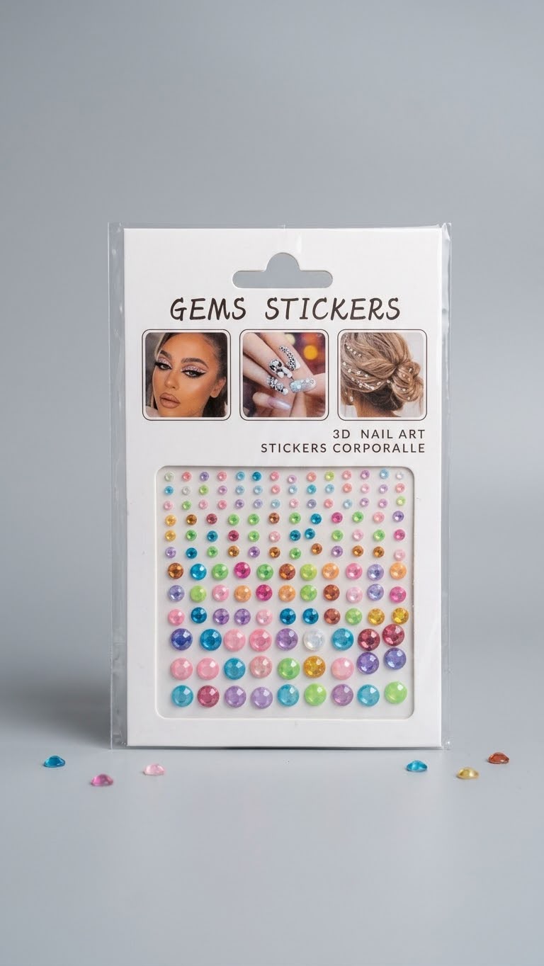 Multicolor Crystal Rhinestone Body (Pack of 12)