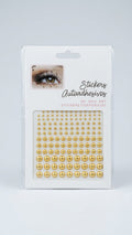 3D Gold Pearl Body & Nail Art Stickers