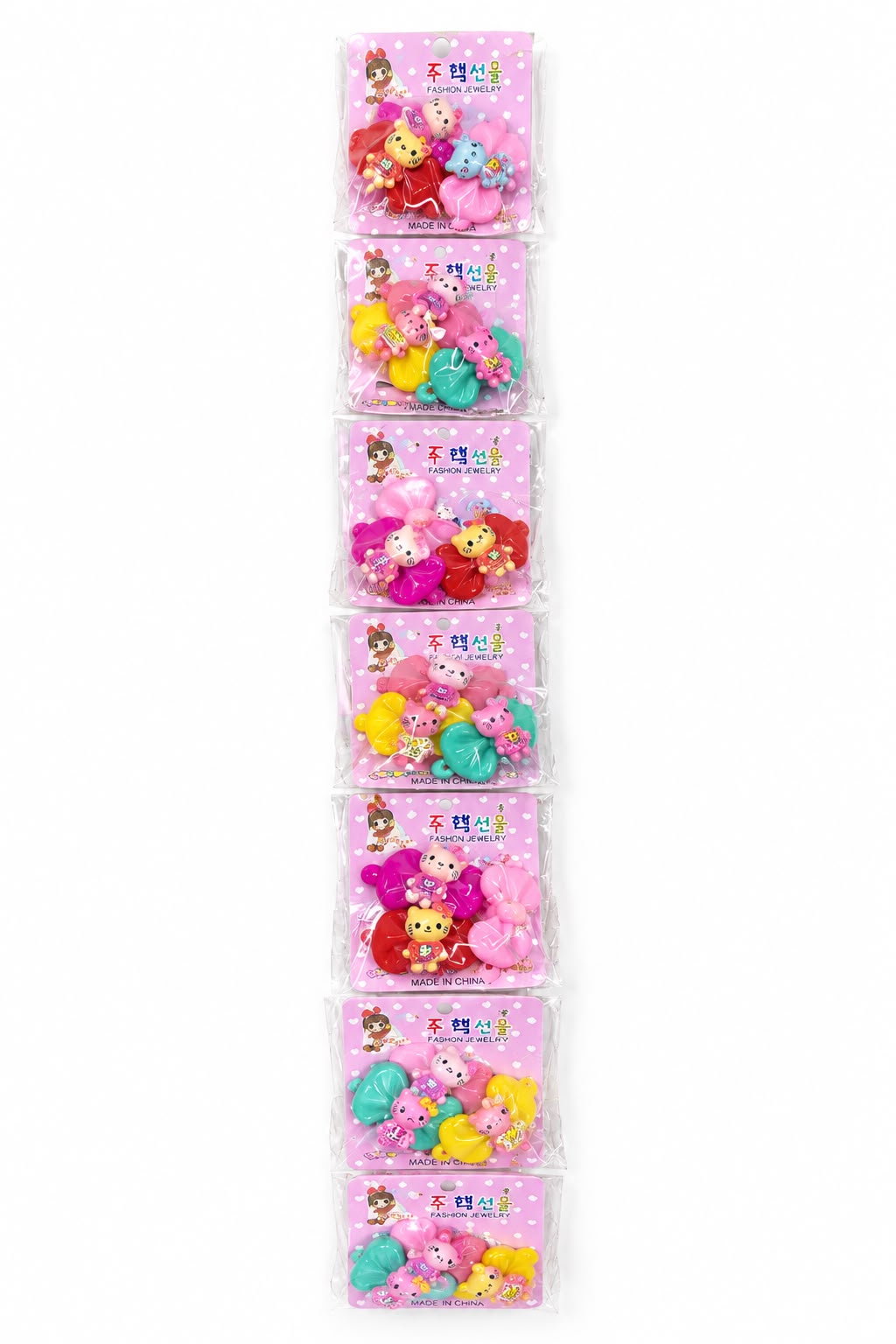 Colorful Cute Cartoon Hair Clips for Kids (Pack of 10)
