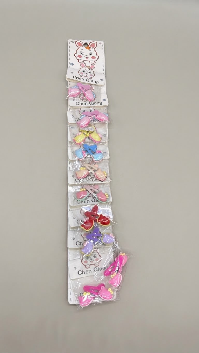 Chen Qiang Cartoon Character Hair Clips Set of 10