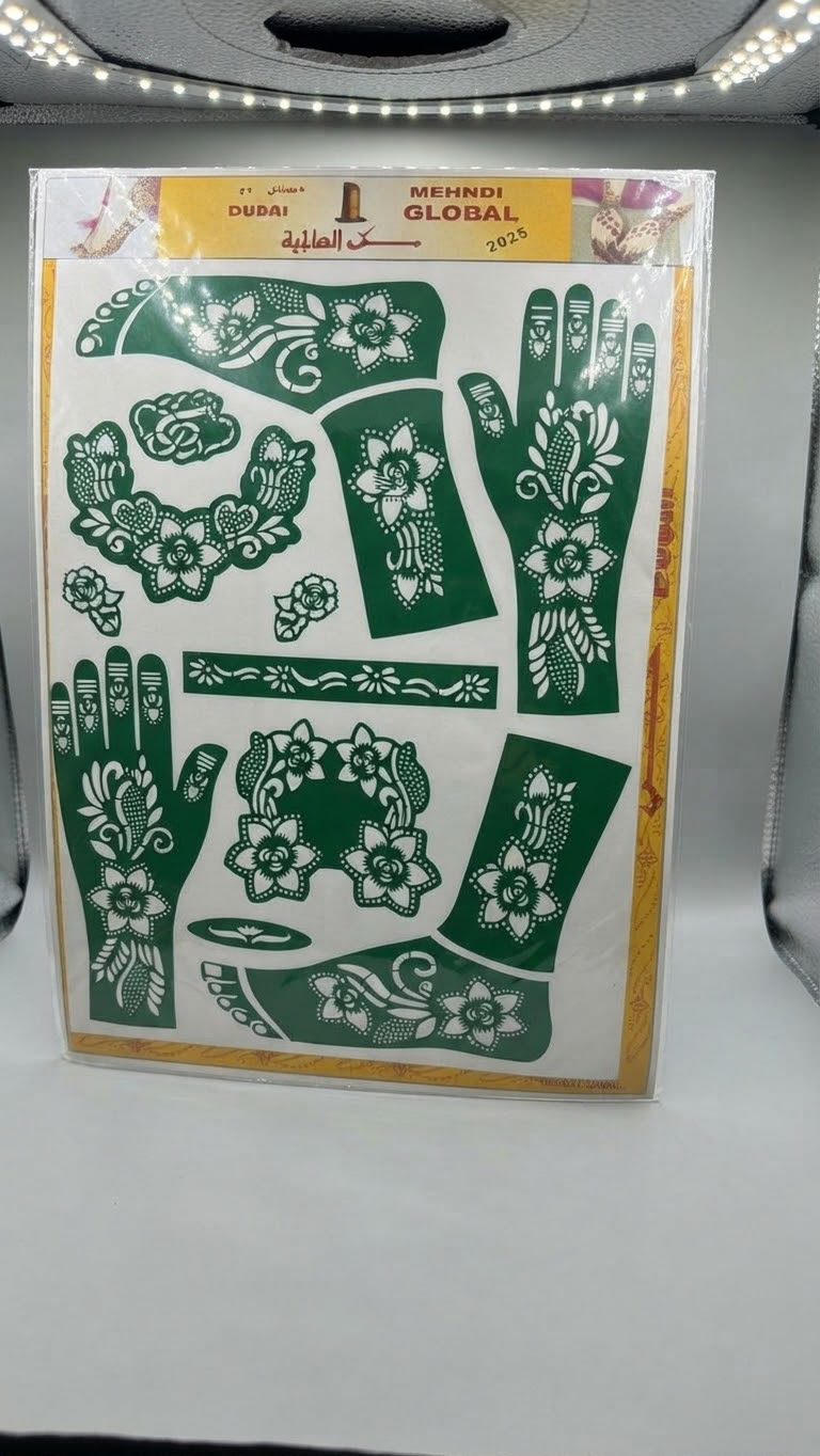 Mehendi Stickers (Set of 12)
