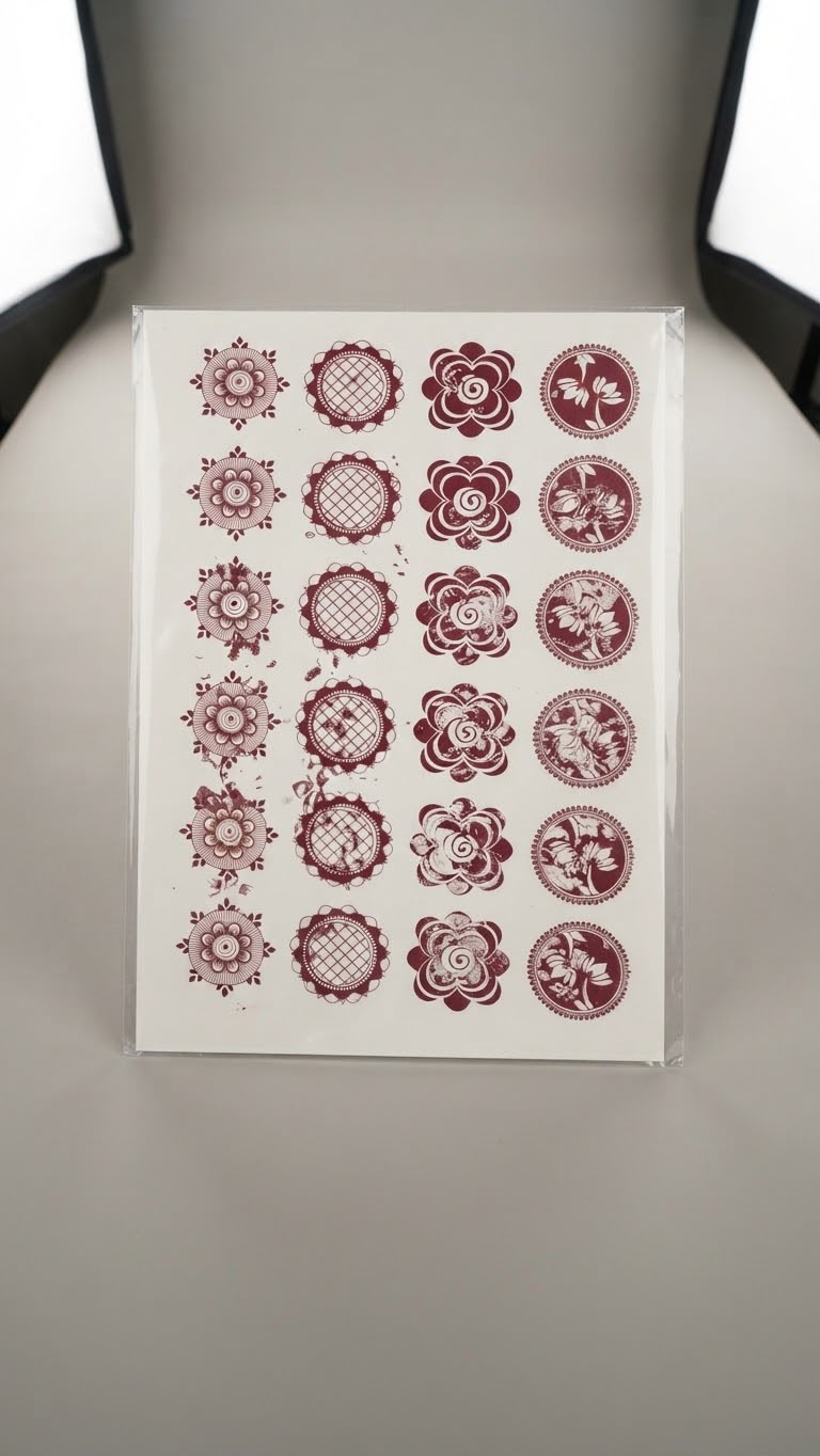 Mehendi Stickers (Set of 12)