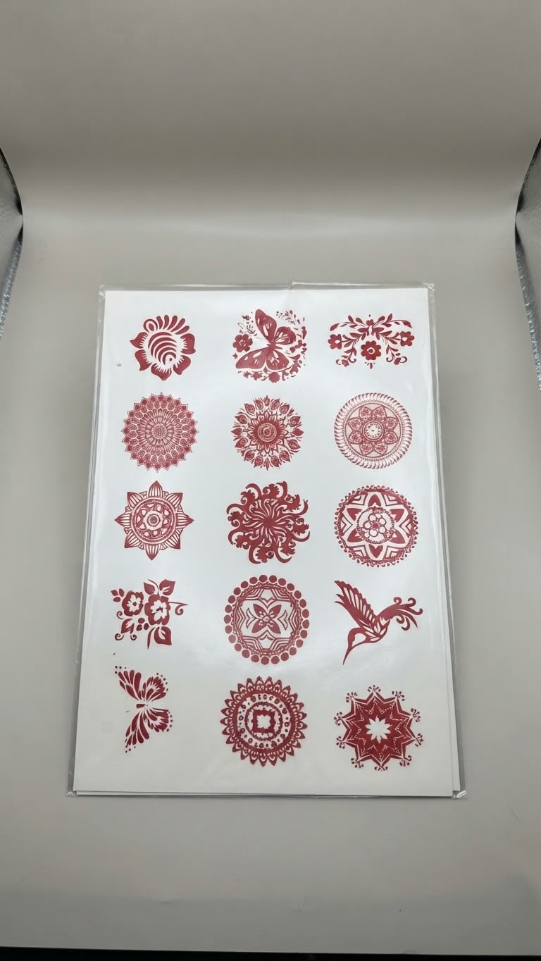 Mehendi Stickers (Set of 12)