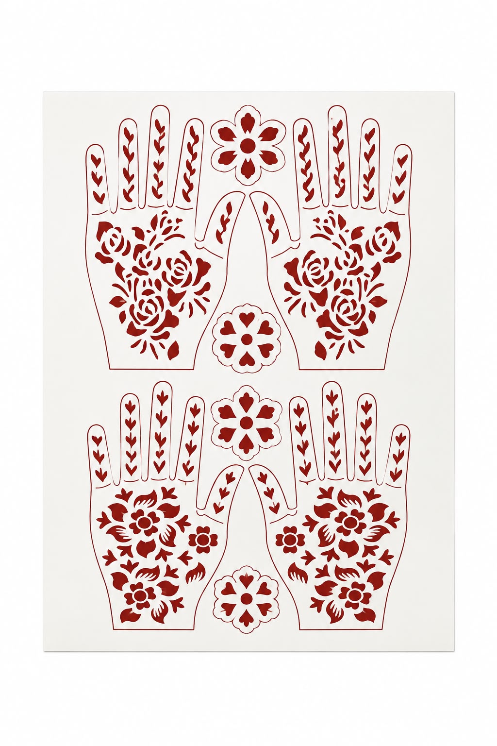 Mehendi Stickers (Set of 12)